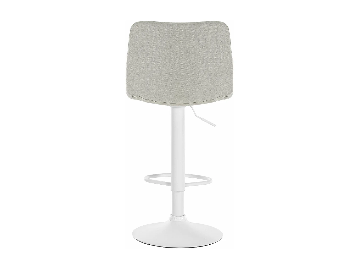 Tabouret de bar chaise métal blanche 45 x 46 x 89 cm 10_0005153
