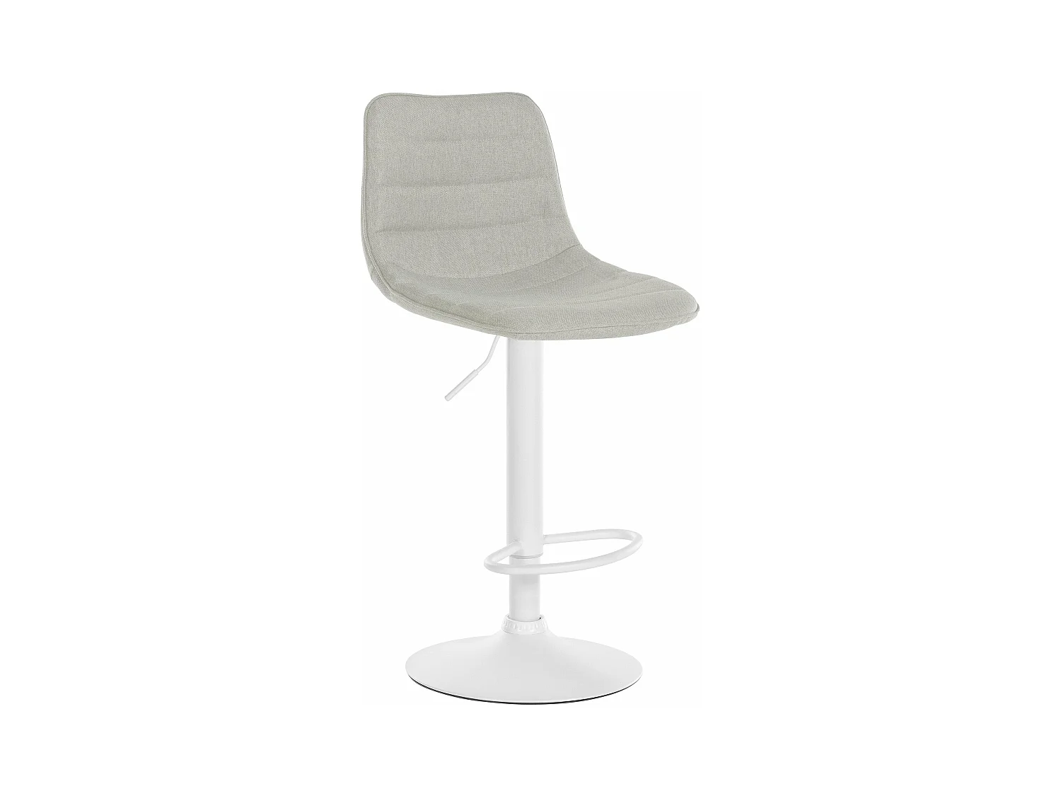 Tabouret de bar chaise métal blanche 45 x 46 x 89 cm 10_0005153