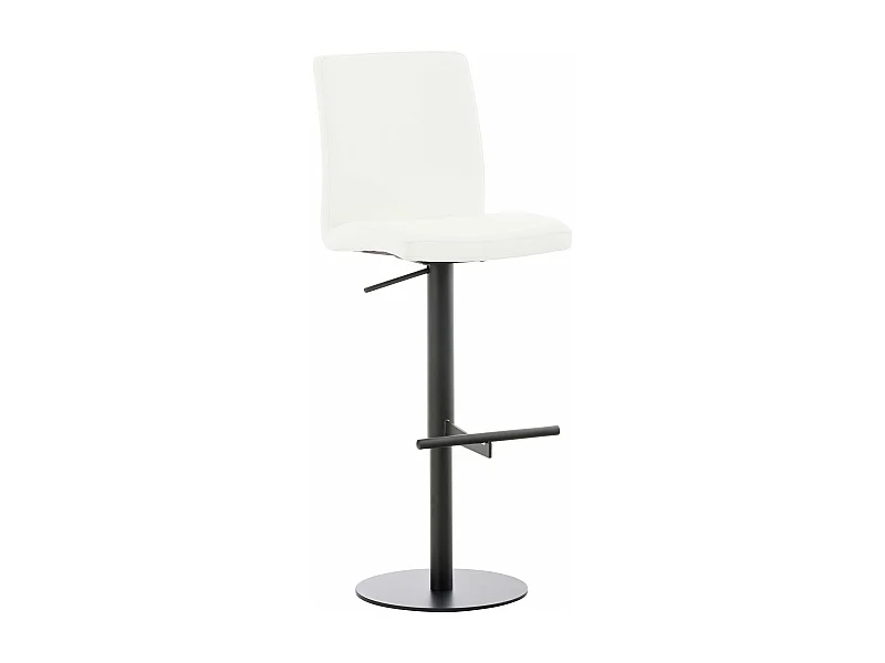 Tabouret de bar x1 métal blanche 40 x 49 x 93 cm 10_0004568