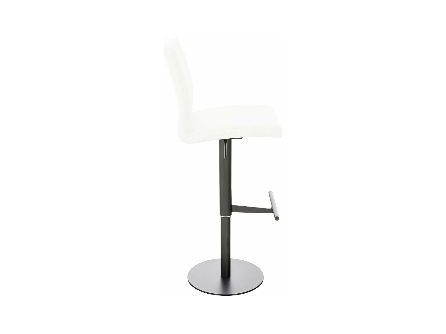 Tabouret de bar x1 métal blanche 40 x 49 x 93 cm 10_0004568