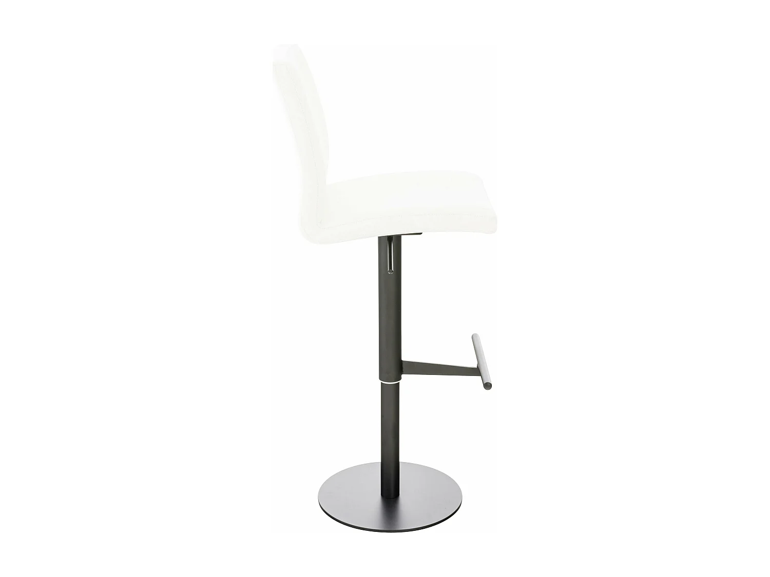 Tabouret de bar x1 métal blanche 40 x 49 x 93 cm 10_0004568