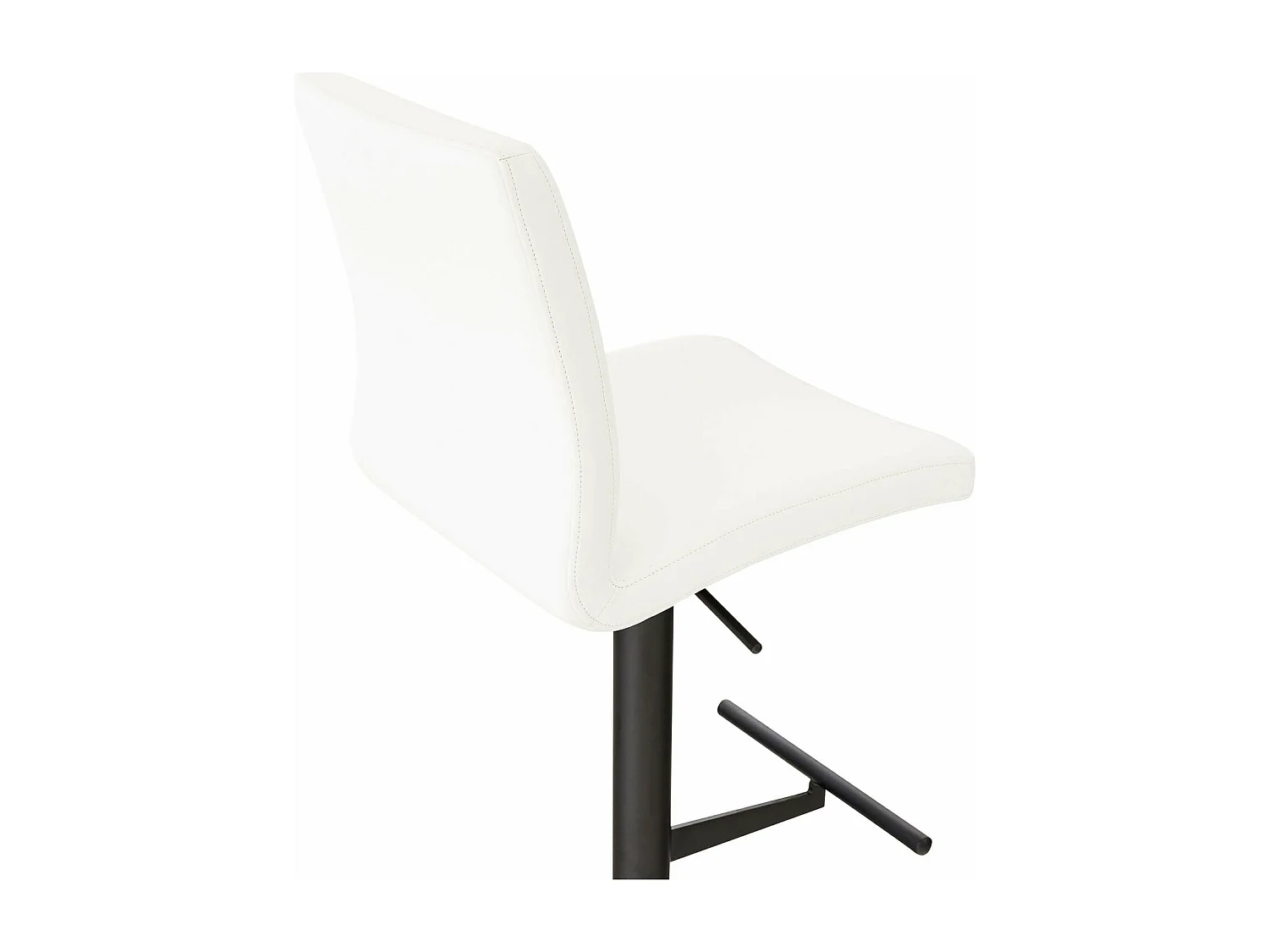 Tabouret de bar x1 métal blanche 40 x 49 x 93 cm 10_0004568