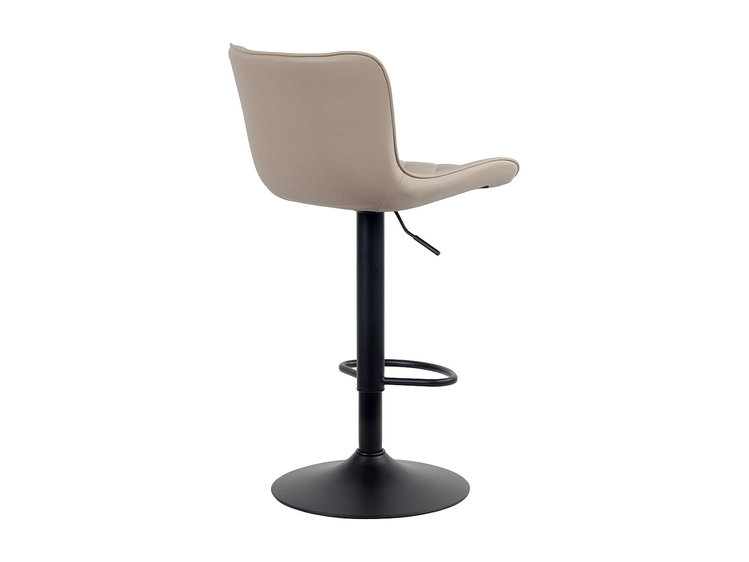 Tabouret de bar x1 métal crème 48 x 54 x 83 cm 10_0004857