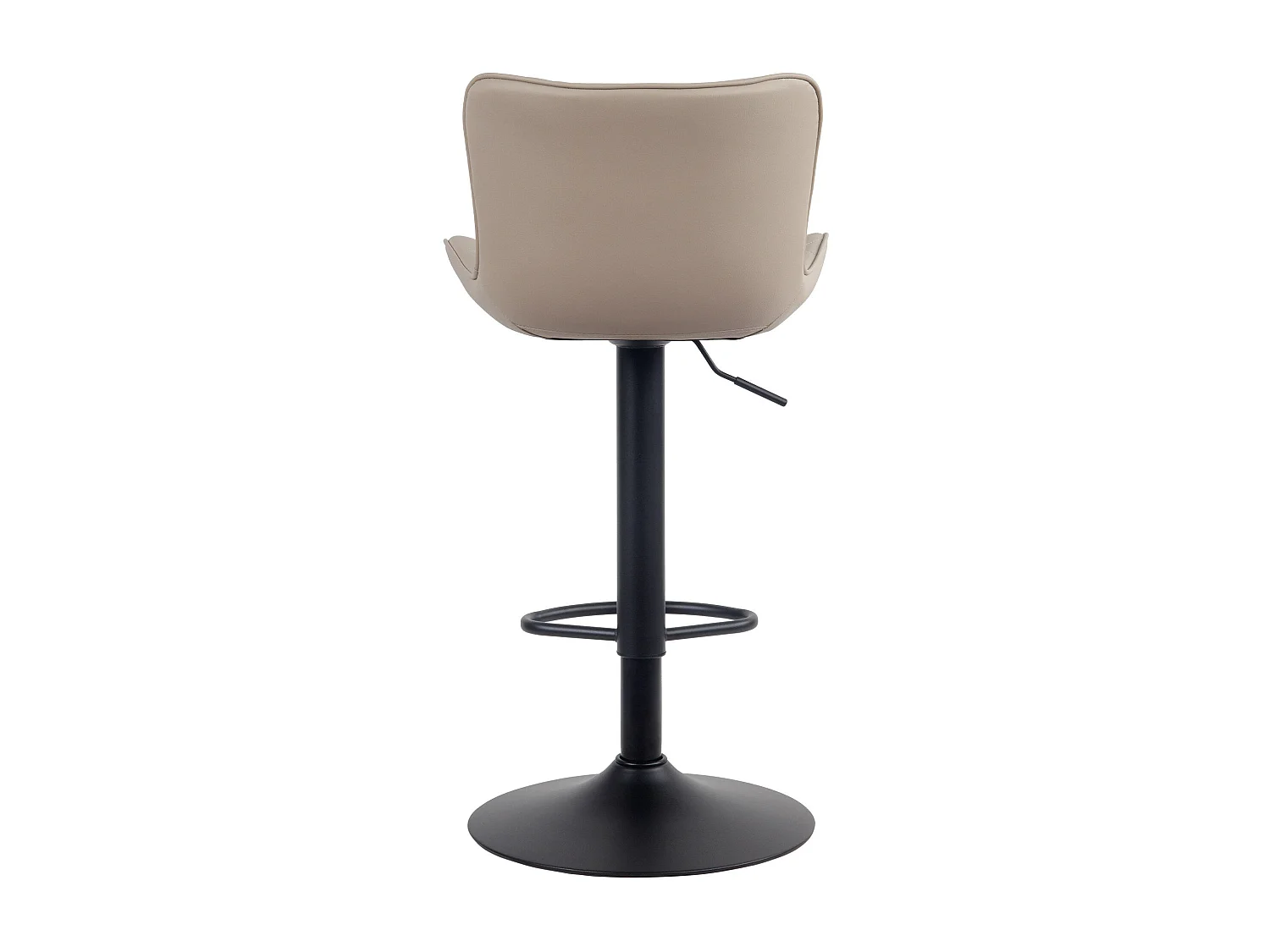 Tabouret de bar x1 métal crème 48 x 54 x 83 cm 10_0004857