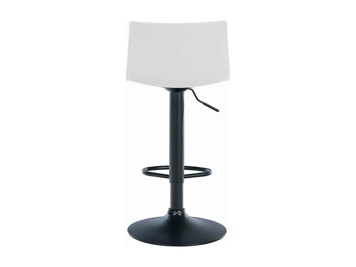 Lot de 2 tabourets métal blanche 39 x 36 x 84 cm 10_0004048