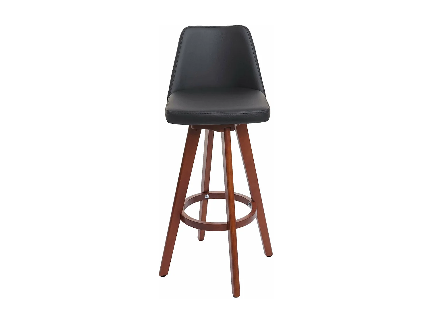 Lot de 2 tabourets bois marron 40 x 32 x 71 cm 04_0007454