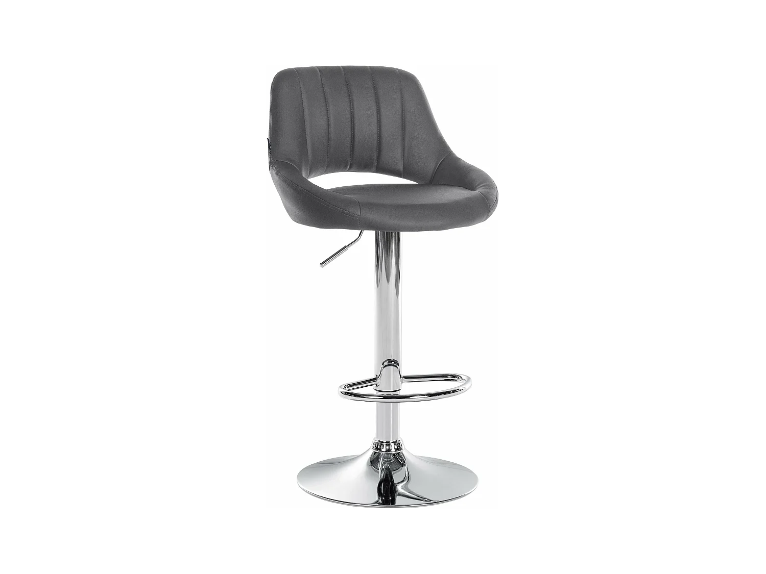 Tabouret de bar x1 métal grise 47 x 48 x 85 cm 10_0005211