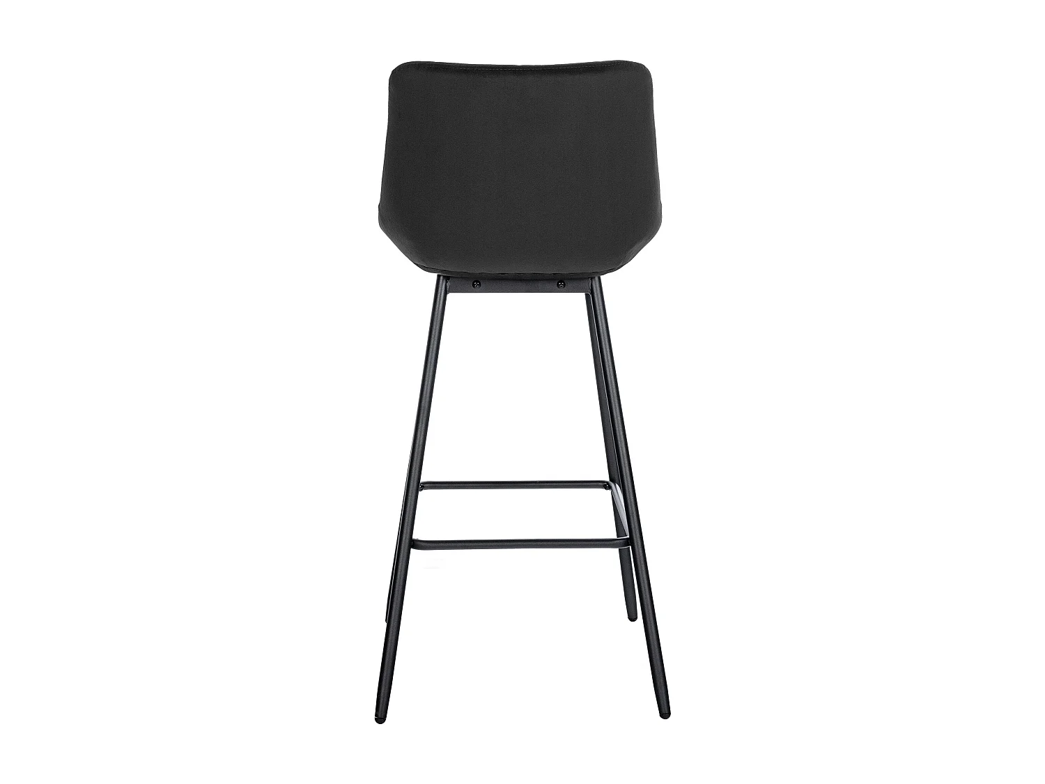 Tabouret de bar x1 métal argentée 49 x 56 x 104 cm 10_0005466