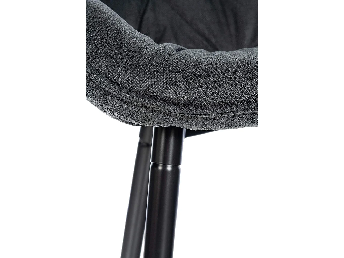 Tabouret de bar chaise métal grise 54 x 57.5 x 93.5 cm 10_0004900