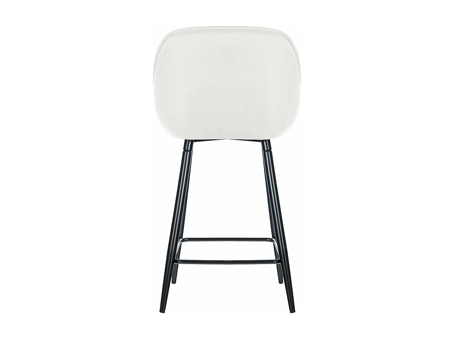 Lot de 2 tabourets métal blanche 54 x 57.5 x 103 cm 10_0004151