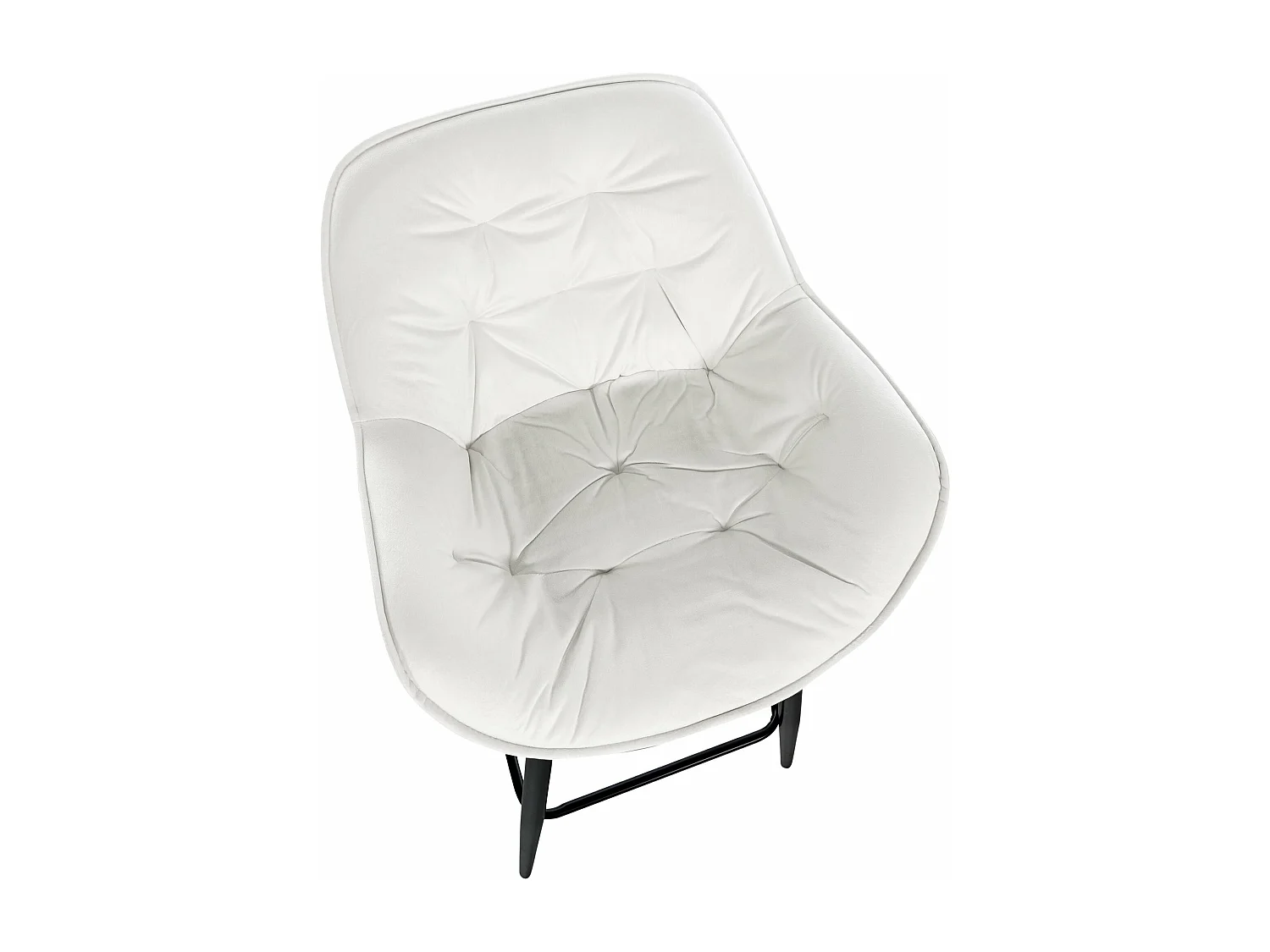 Lot de 2 tabourets métal blanche 54 x 57.5 x 103 cm 10_0004151