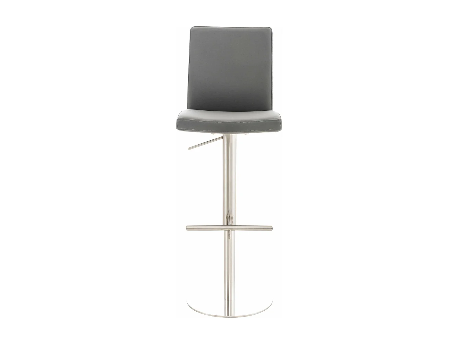 Tabouret de bar x1 métal grise 40 x 49 x 93 cm 10_0004564