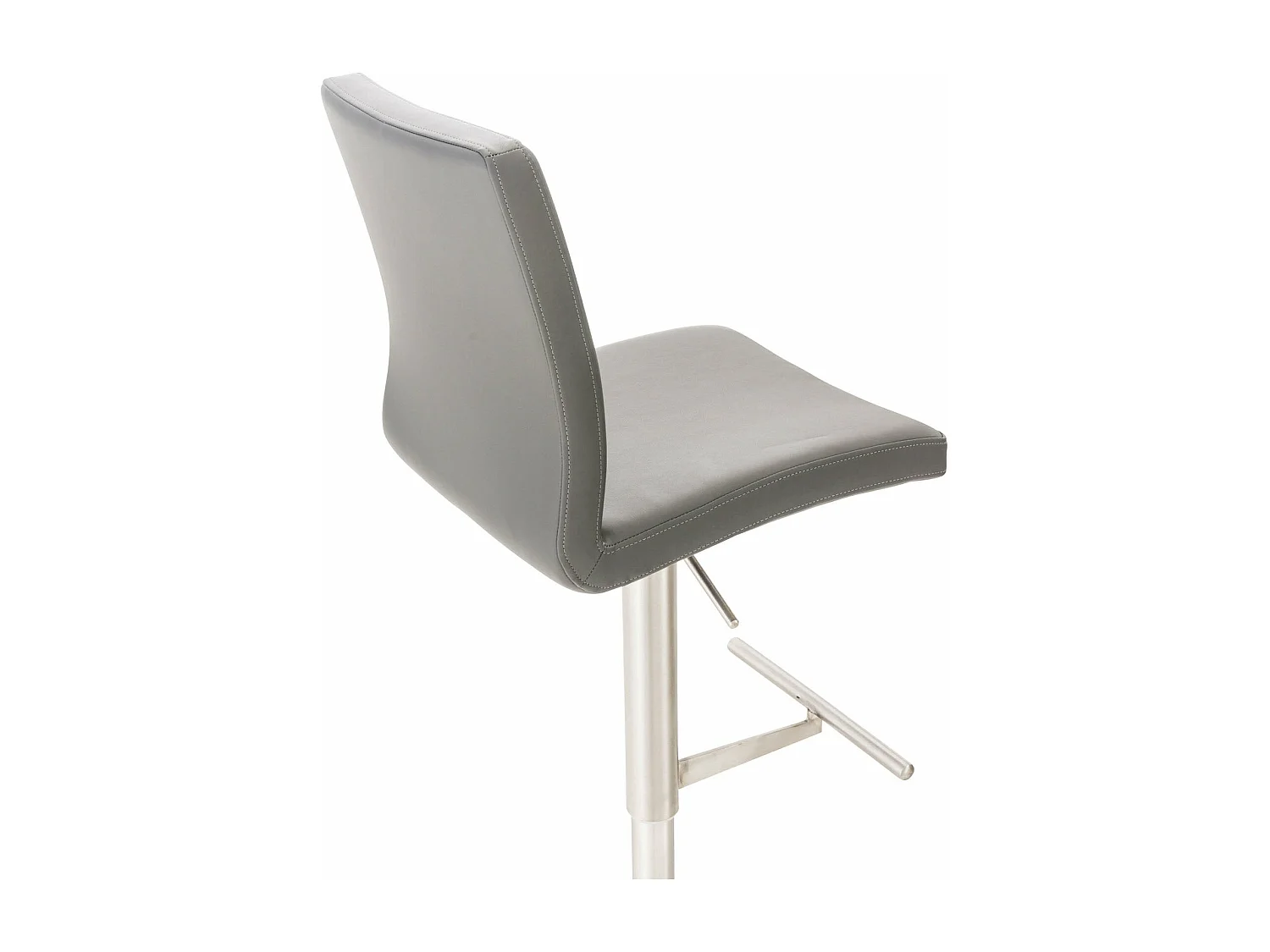 Tabouret de bar x1 métal grise 40 x 49 x 93 cm 10_0004564