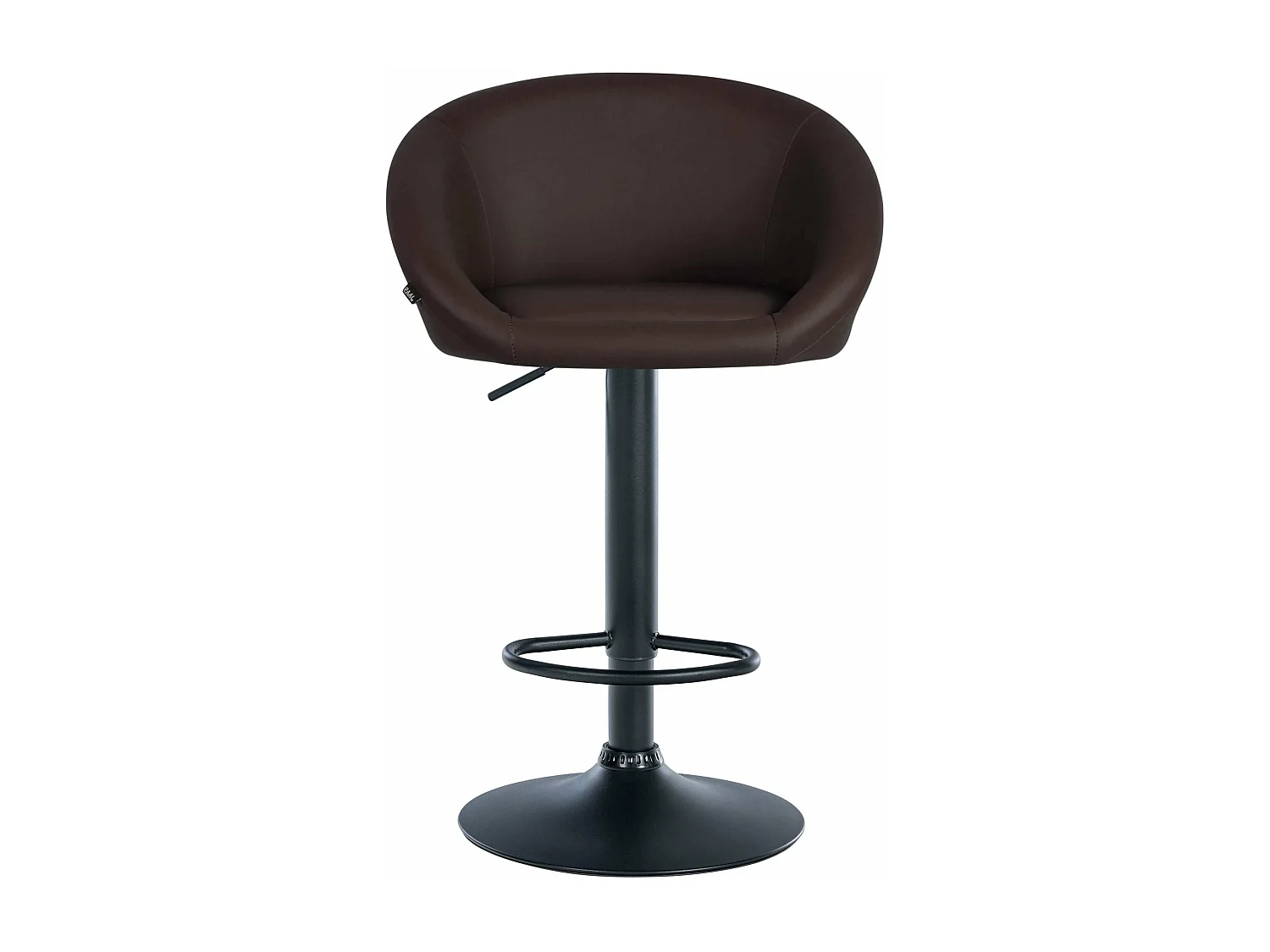 Tabouret de bar assise métal marron 55 x 51 x 86 cm 10_0004765