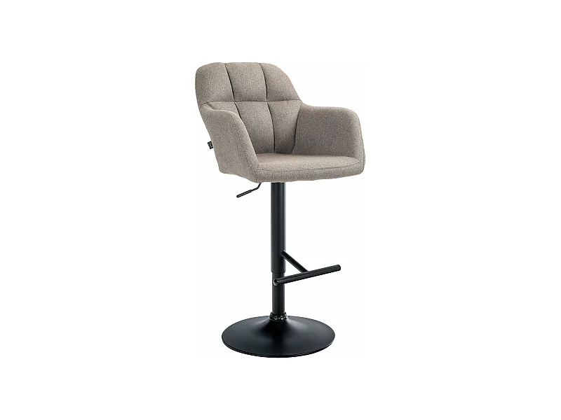 Tabouret de bar chaise métal argentée 57 x 59 x 97 cm 10_0005278