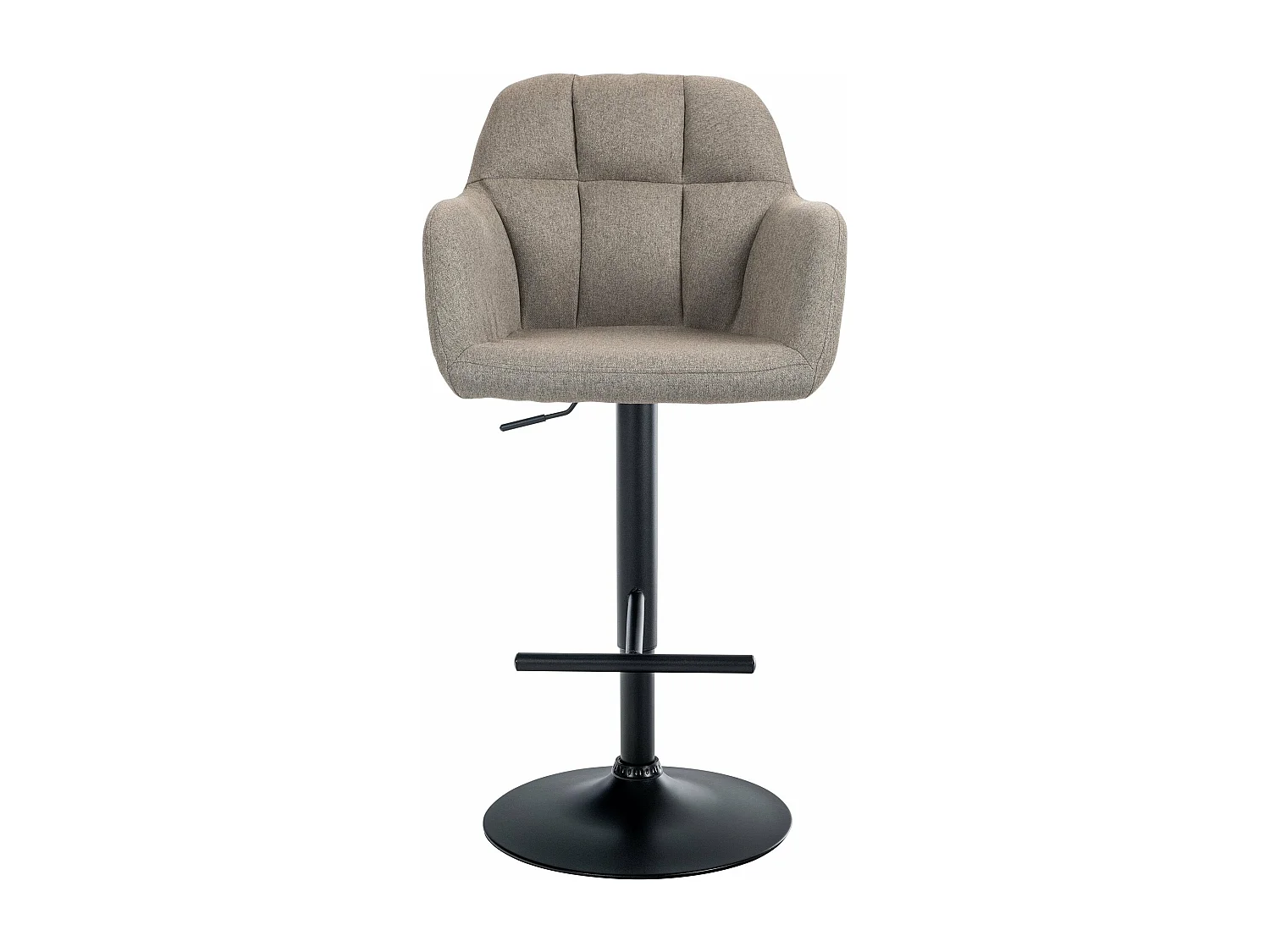 Tabouret de bar chaise métal argentée 57 x 59 x 97 cm 10_0005278