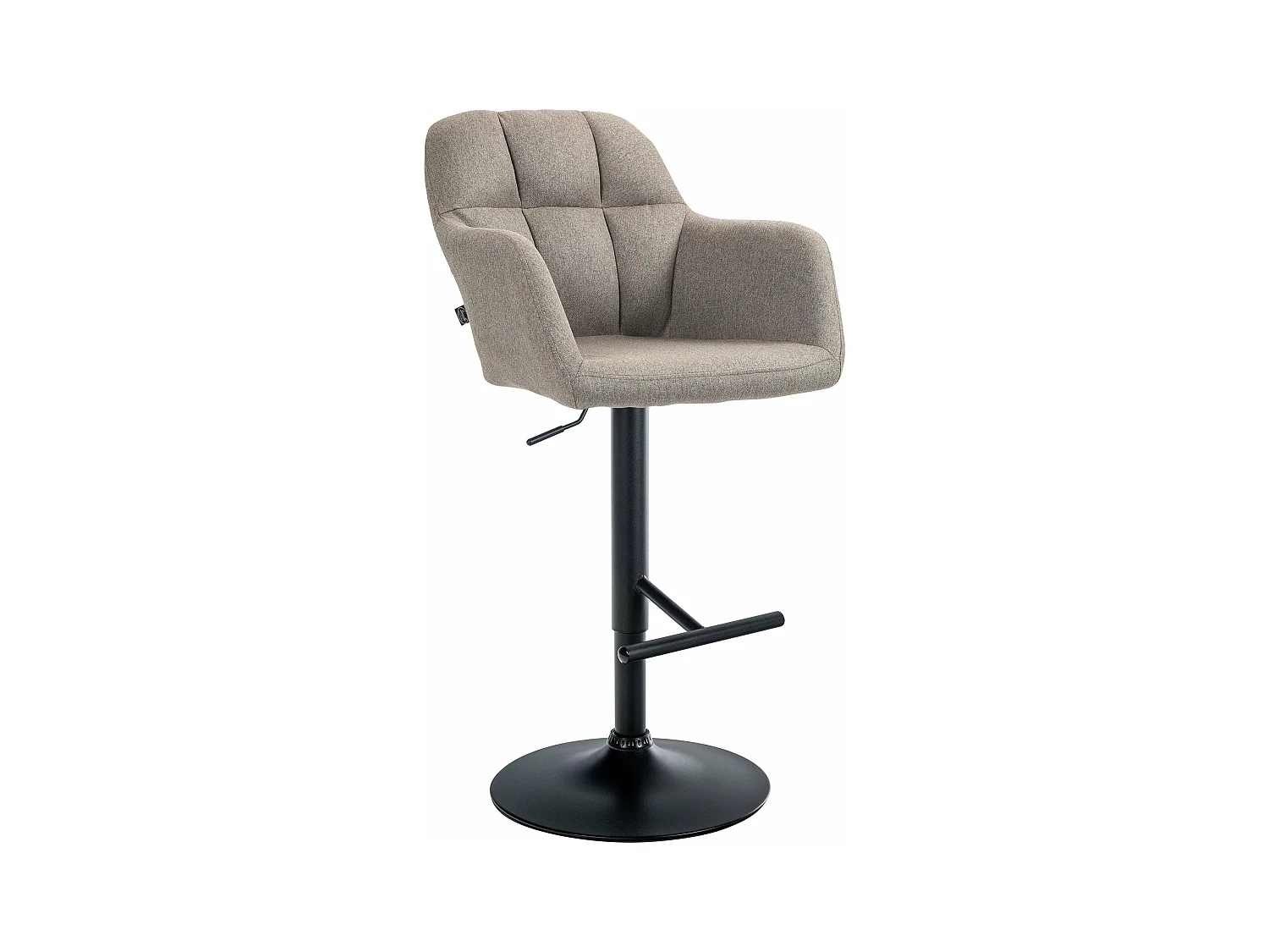 Tabouret de bar chaise métal argentée 57 x 59 x 97 cm 10_0005278