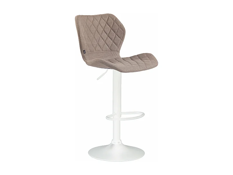 Tabouret de bar x1 métal blanche 47 x 51 x 88 cm 10_0004668