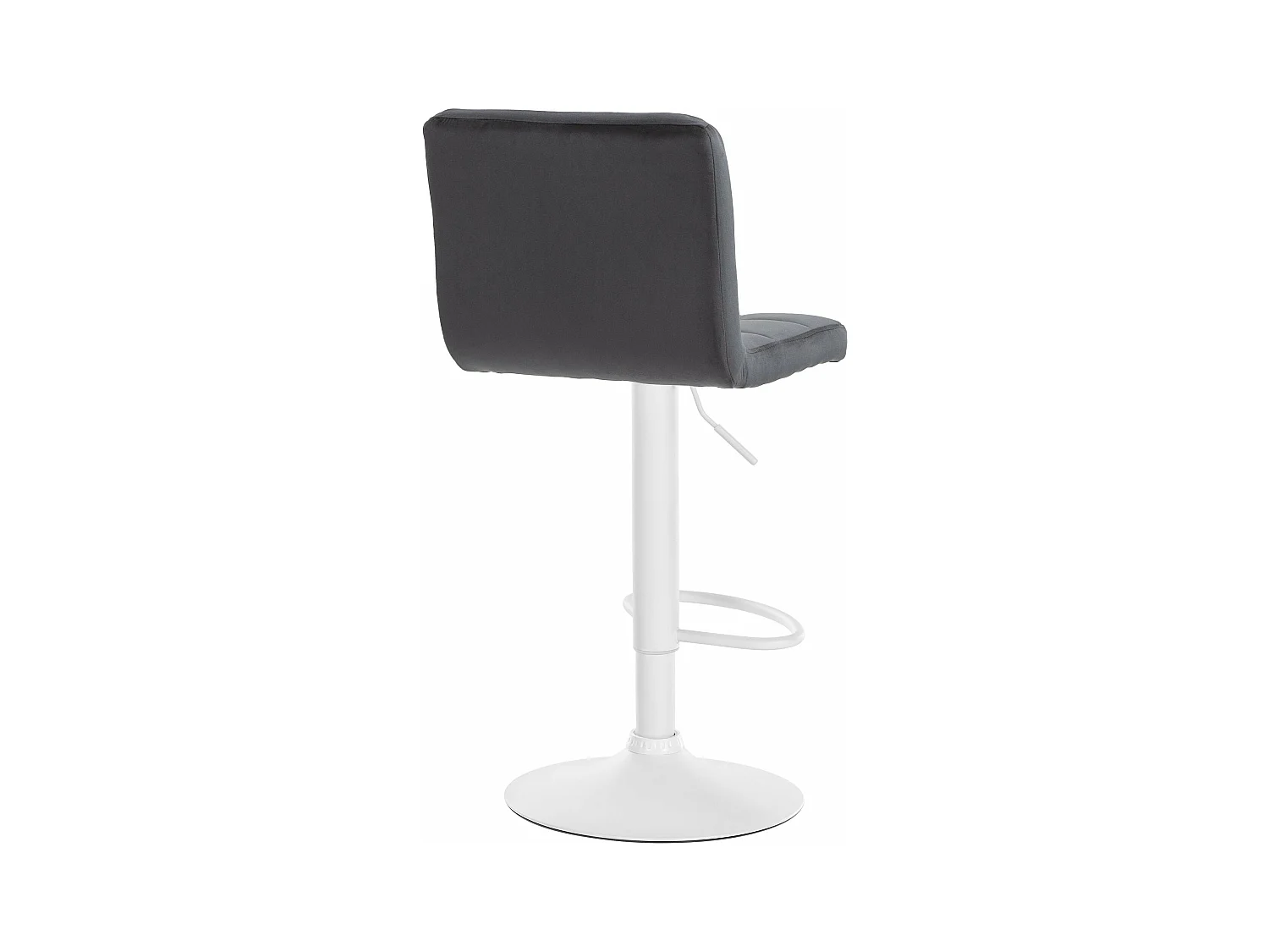 Lot de 2 tabourets métal blanche 46 x 47 x 94 cm 10_0004405