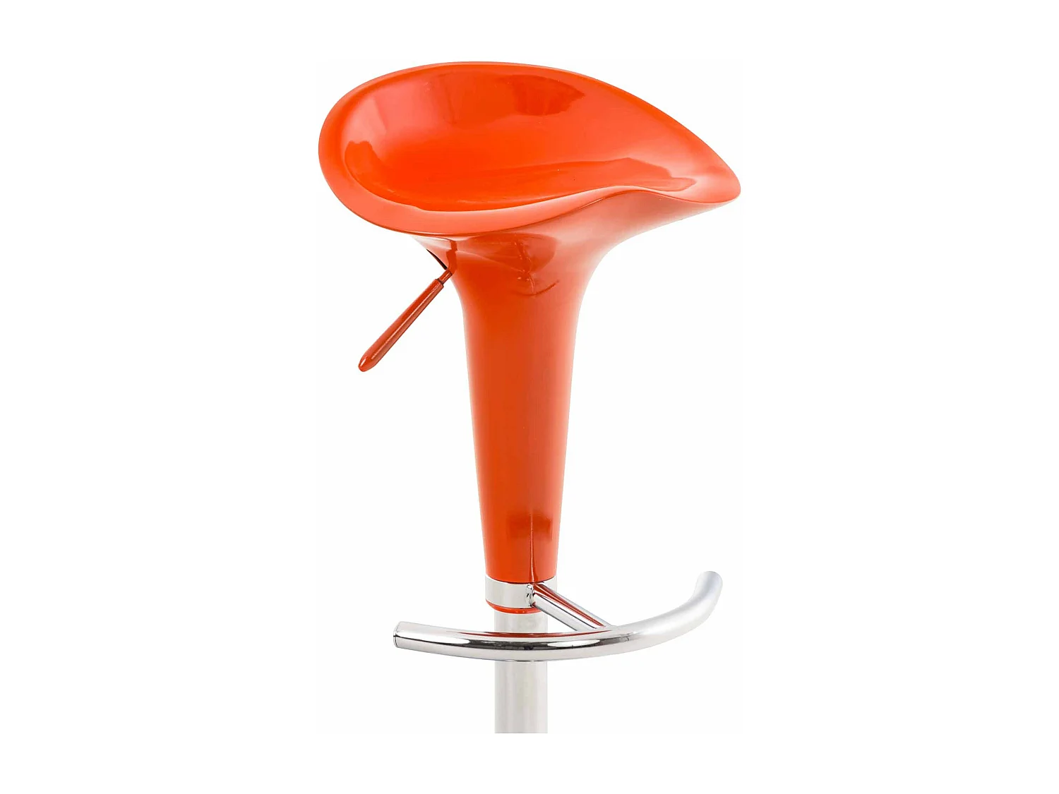 Tabouret de bar x1 métal argentée 37 x 37 x 87 cm 10_0005371