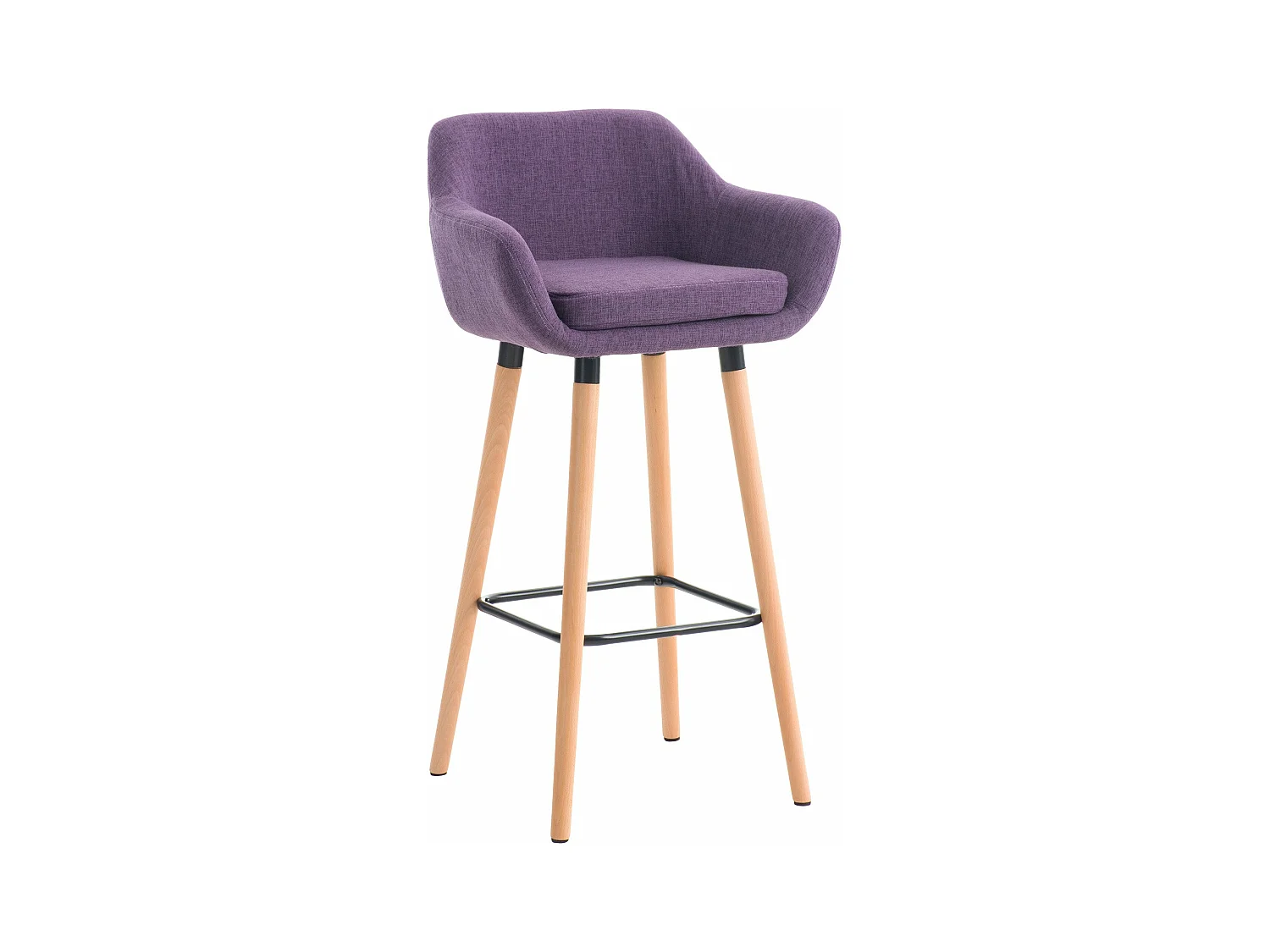 Tabouret de bar lounge métal marron 55 x 46 x 99 cm 10_0004925