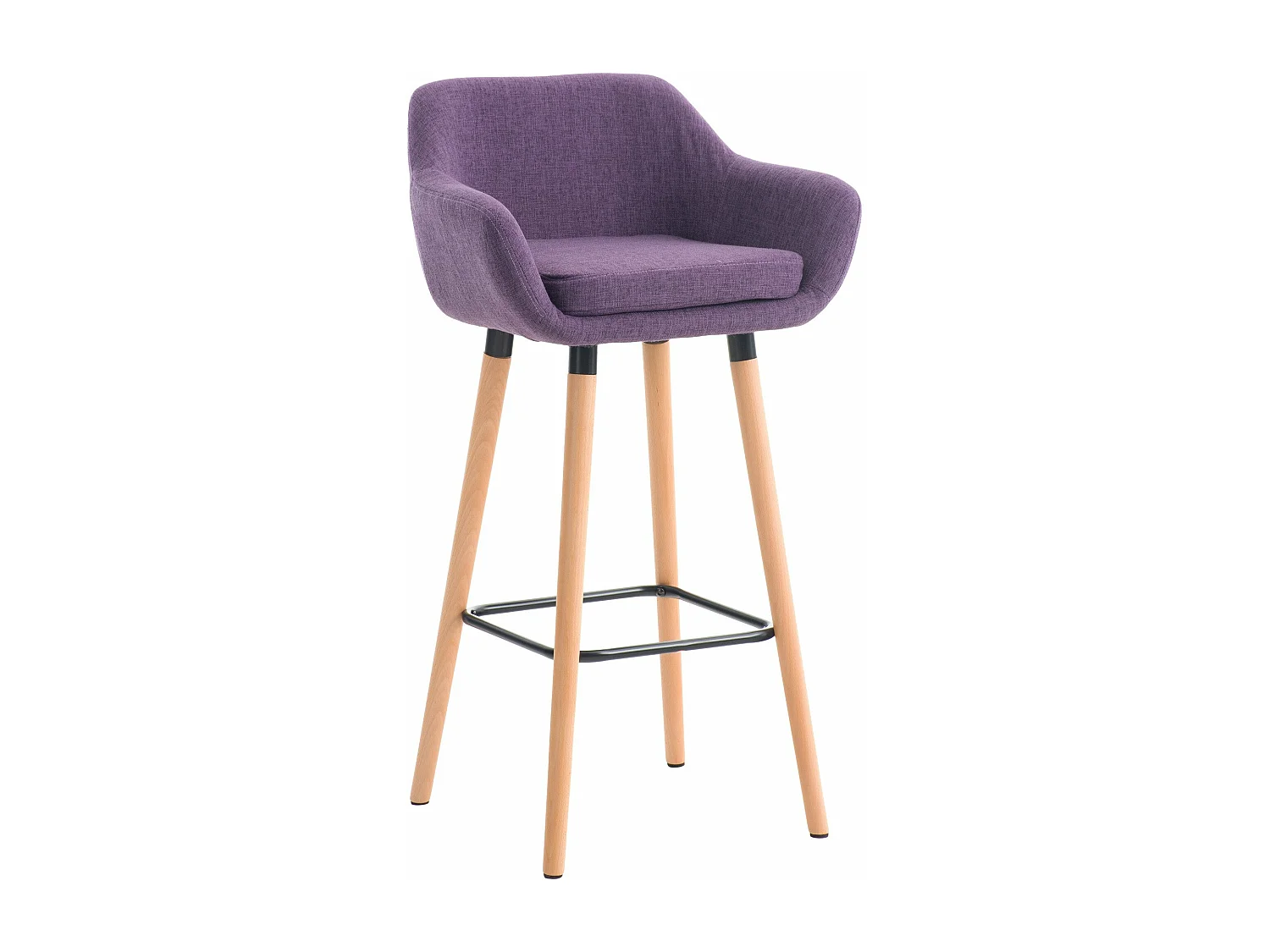 Tabouret de bar lounge métal marron 55 x 46 x 99 cm 10_0004925