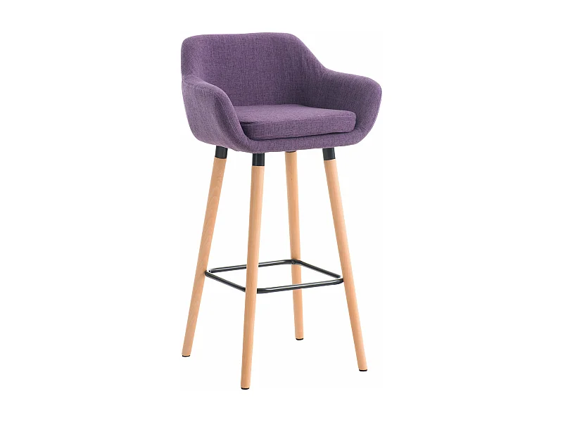 Tabouret de bar lounge métal marron 55 x 46 x 99 cm 10_0004925