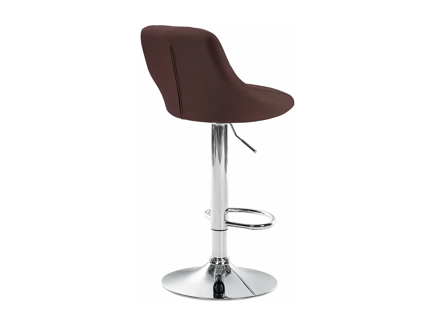 Tabouret de bar chaise métal marron 46 x 49 x 83 cm 10_0005083