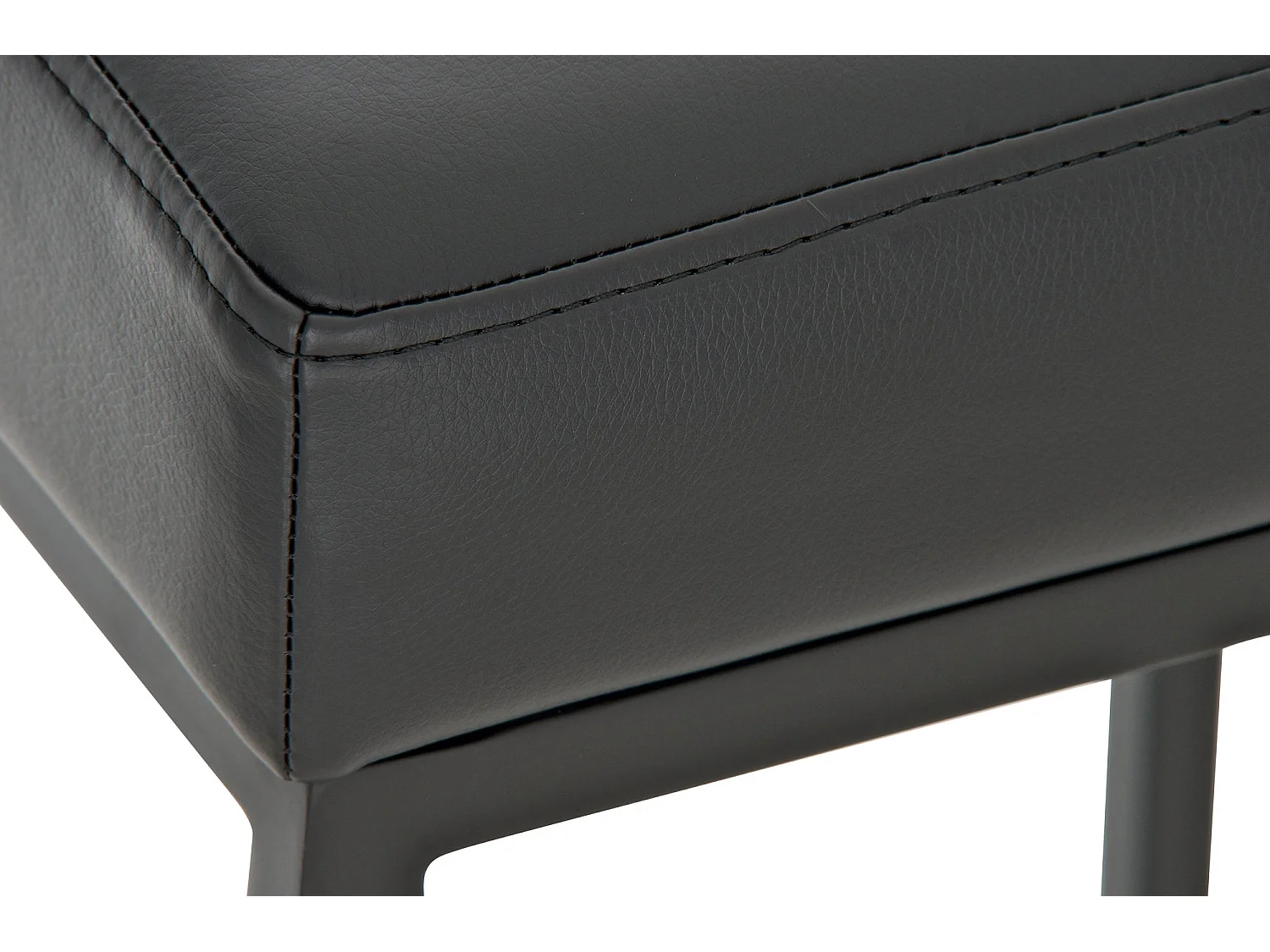 Lot de 2 tabourets métal argentée 37 x 37 x 80 cm 10_0004367