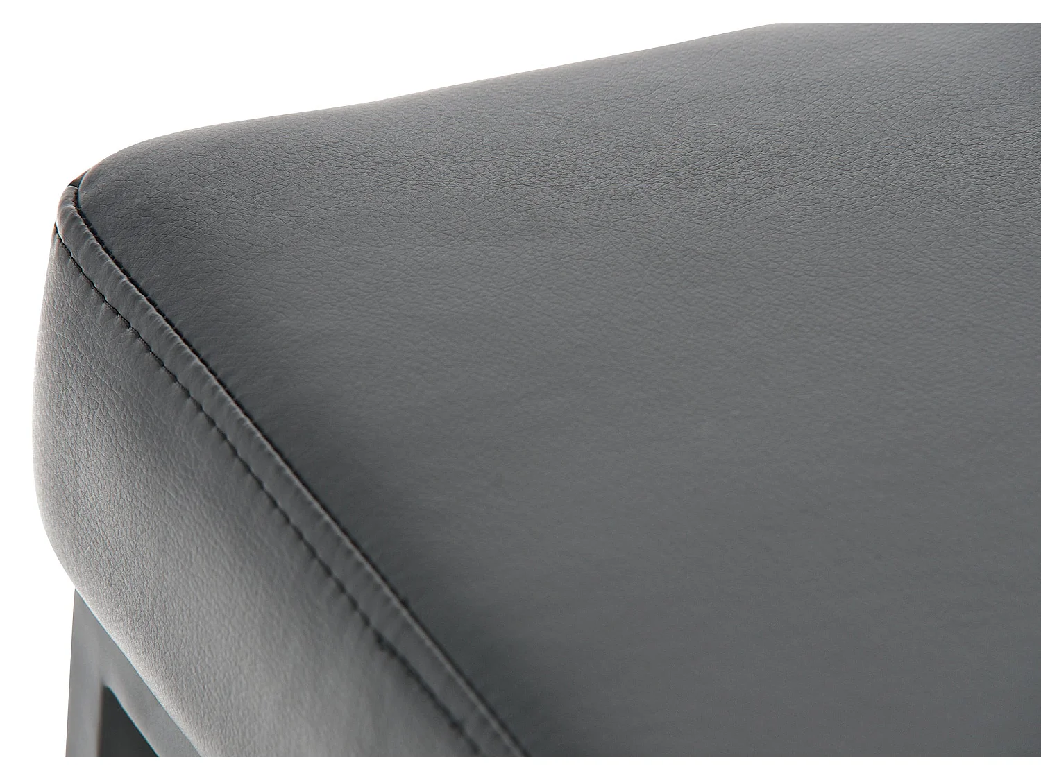 Lot de 2 tabourets métal argentée 37 x 37 x 80 cm 10_0004367