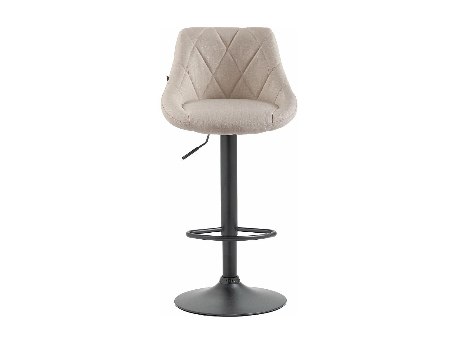 Tabouret de bar chaise métal crème 46 x 49 x 83 cm 10_0005088