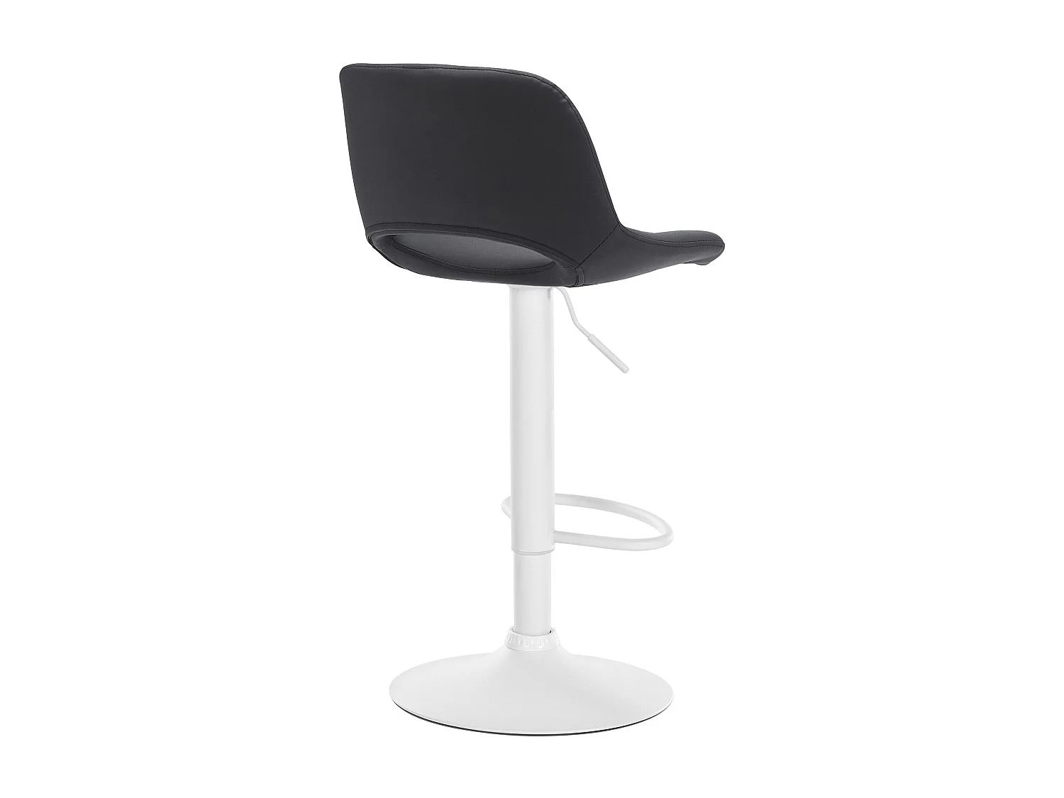 Tabouret de bar chaise métal blanche 42 x 46 x 86 cm 10_0004588