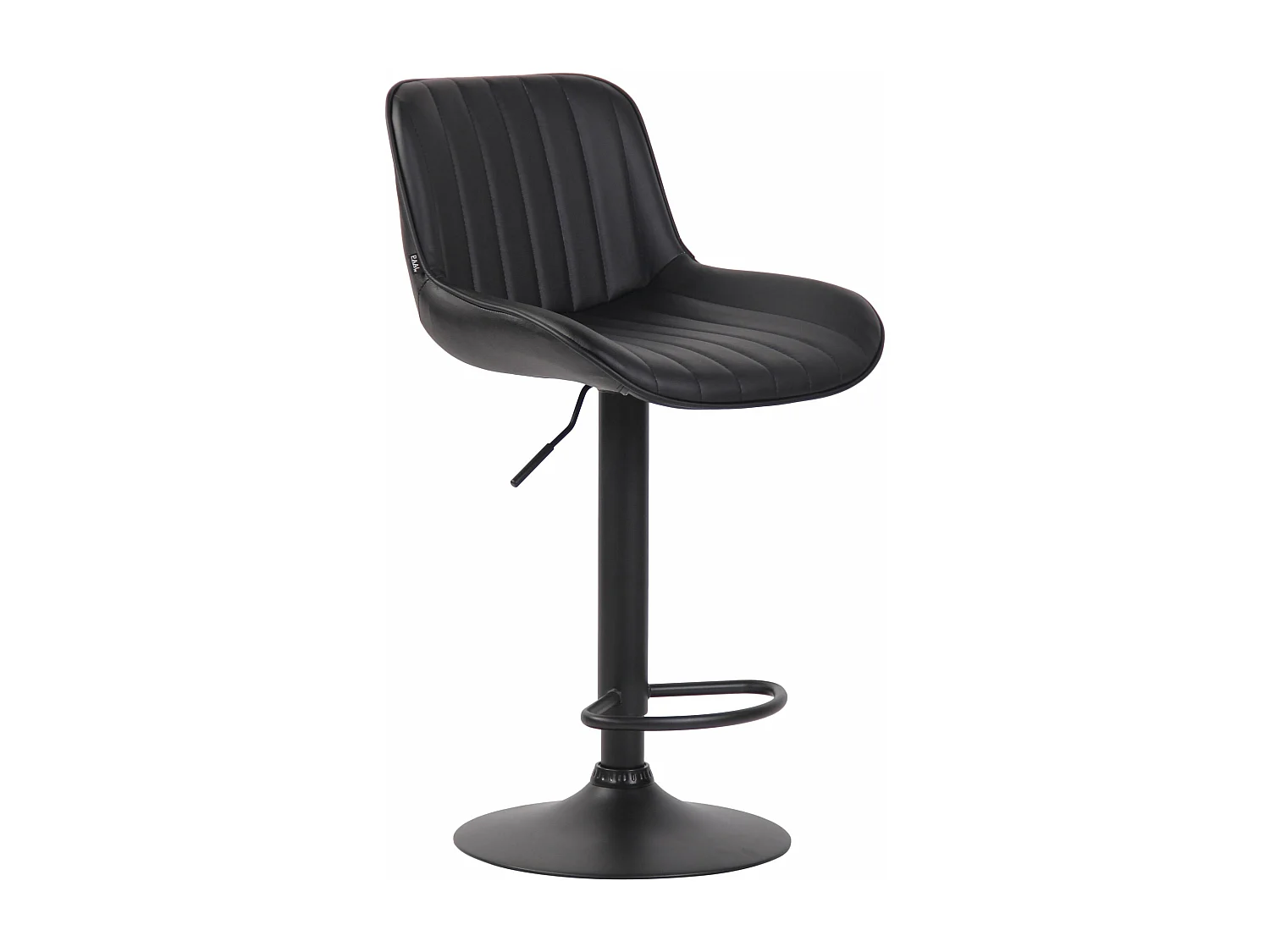 Lot de 2 tabourets métal argentée 50 x 50 x 86 cm 10_0004281