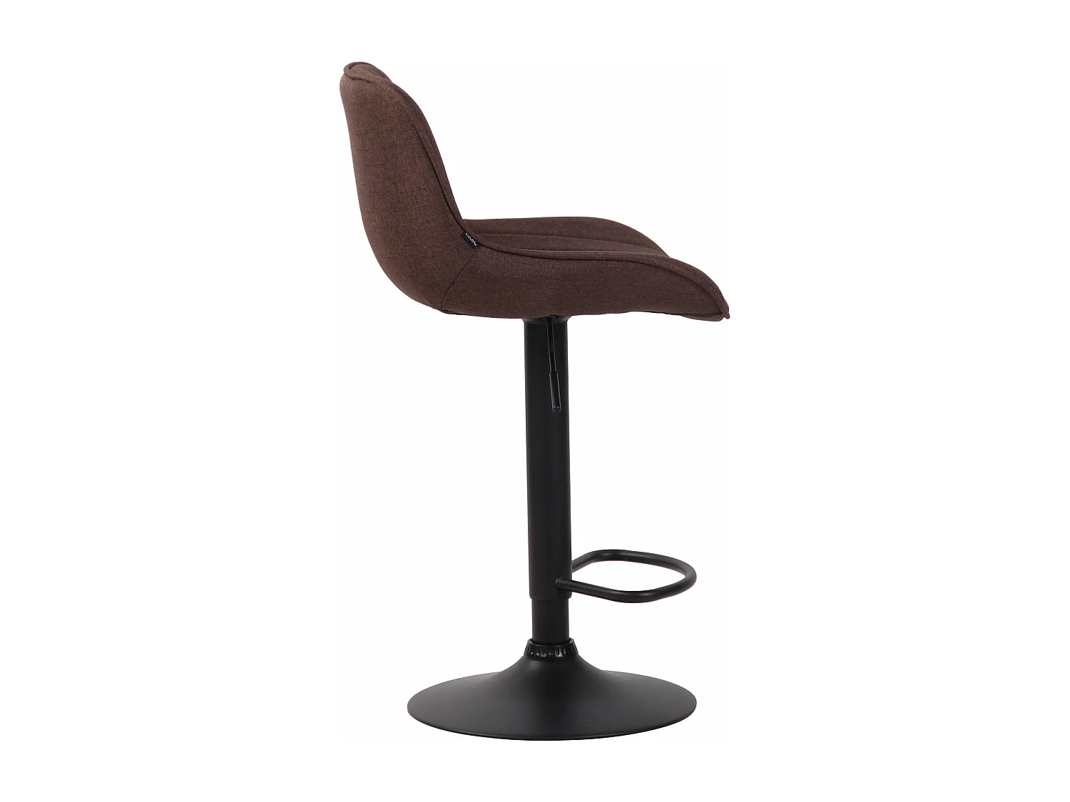 Tabouret de bar chaise métal marron 50 x 50 x 86 cm 10_0005117