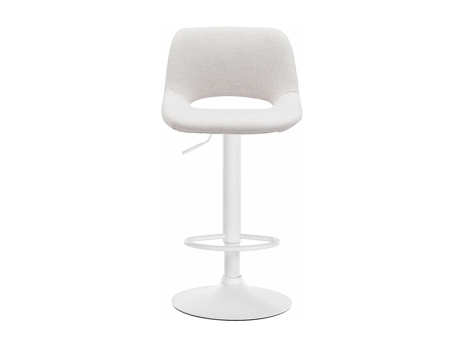 Tabourets de bar chaises métal blanche 42 x 46 x 86 cm 10_0004099