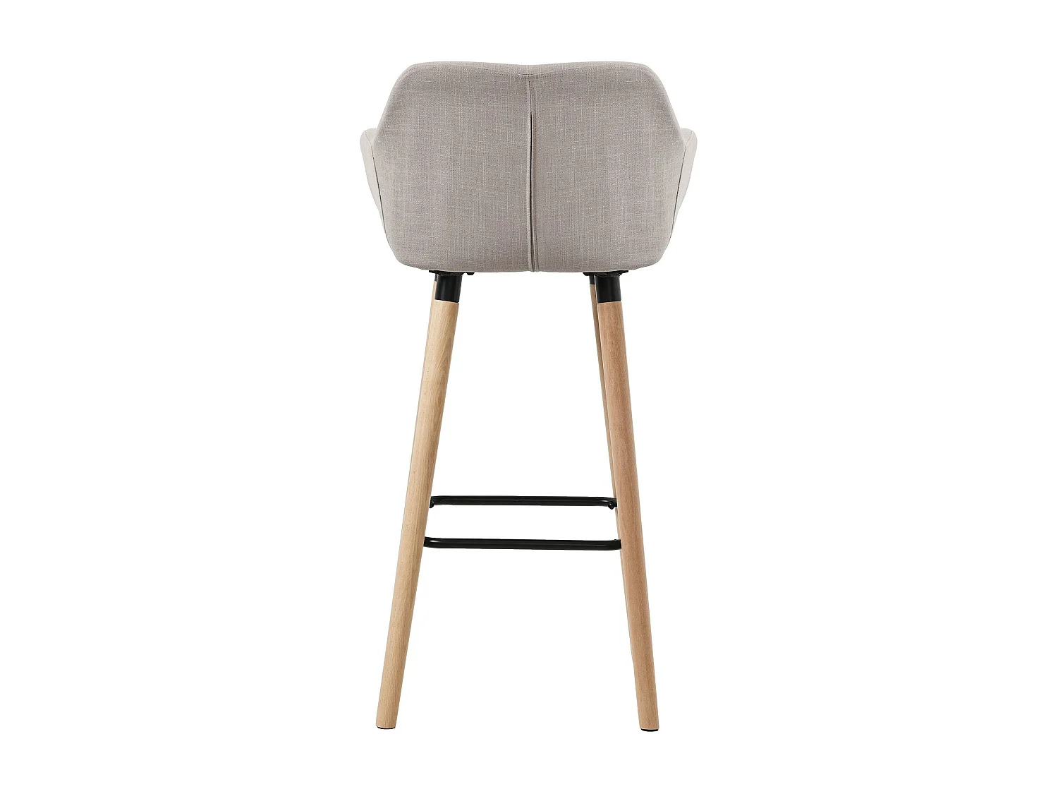 Lot de 2 tabourets métal marron 51 x 50 x 101 cm 10_0004173