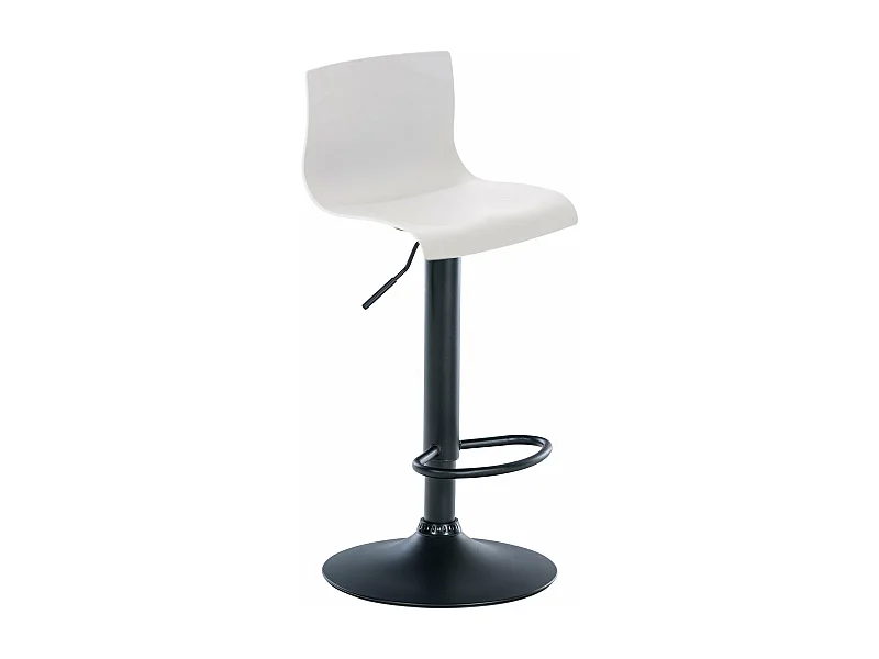 Tabouret de bar x1 métal blanche 39 x 36 x 84 cm 10_0004932