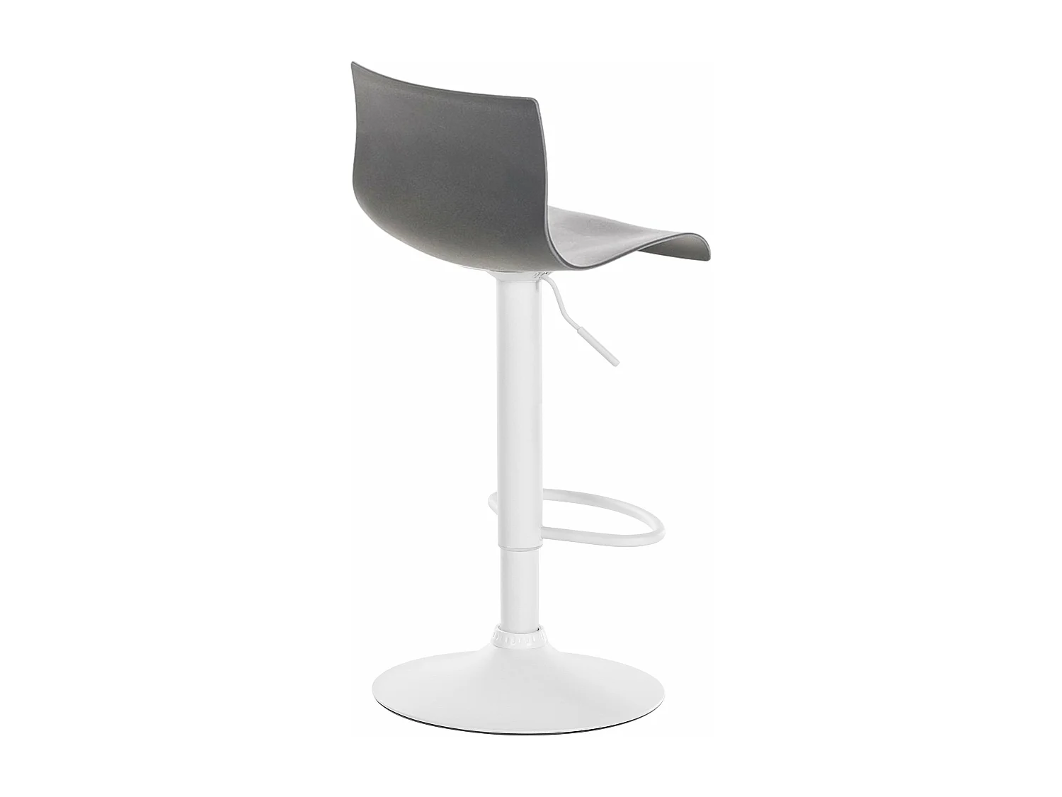 Tabouret de bar x1 métal blanche 39 x 36 x 84 cm 10_0004984