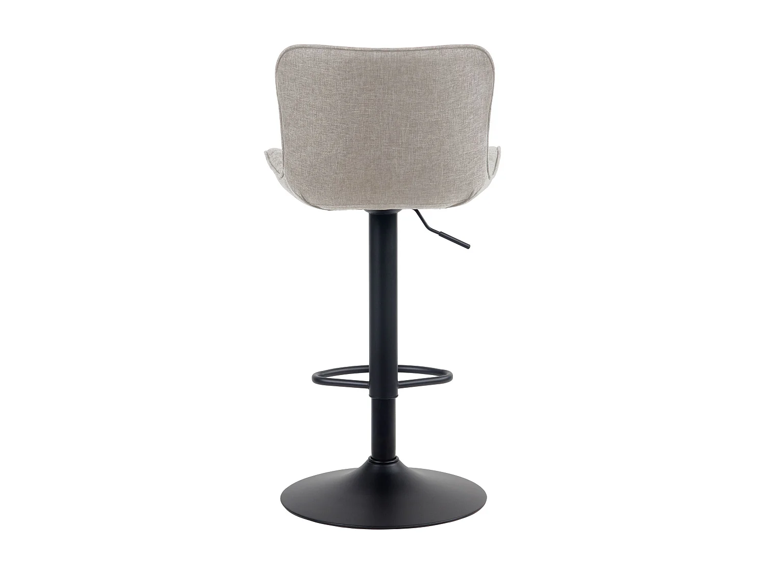 Lot de 2 tabourets métal argentée 48 x 54 x 83 cm 10_0004139
