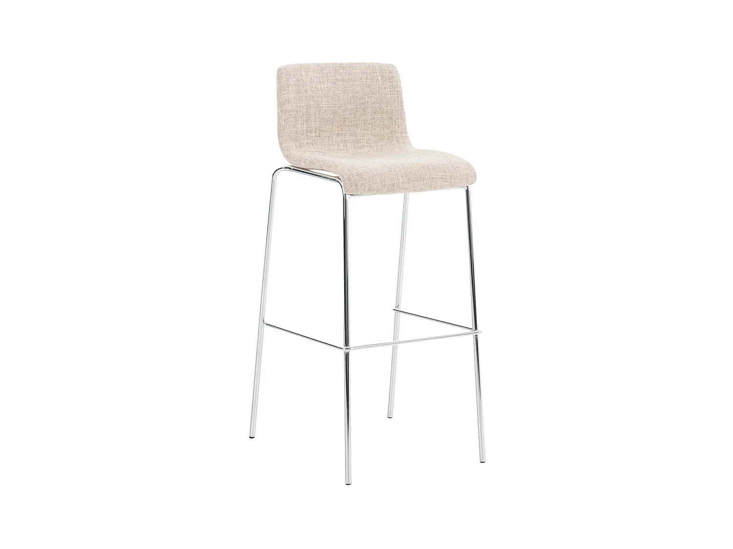 Tabouret de bar classique métal crème 43 x 48 x 100 cm 10_0004948