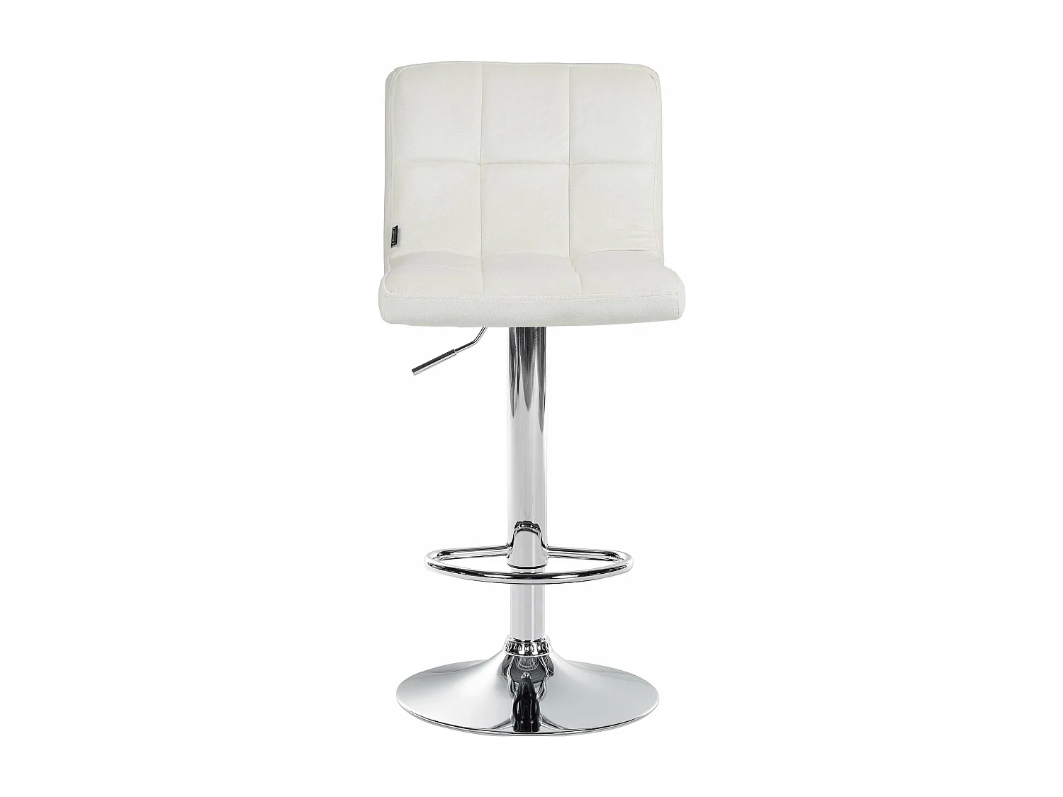 Tabouret de bar chaise métal crème 46 x 47 x 94 cm 10_0005324