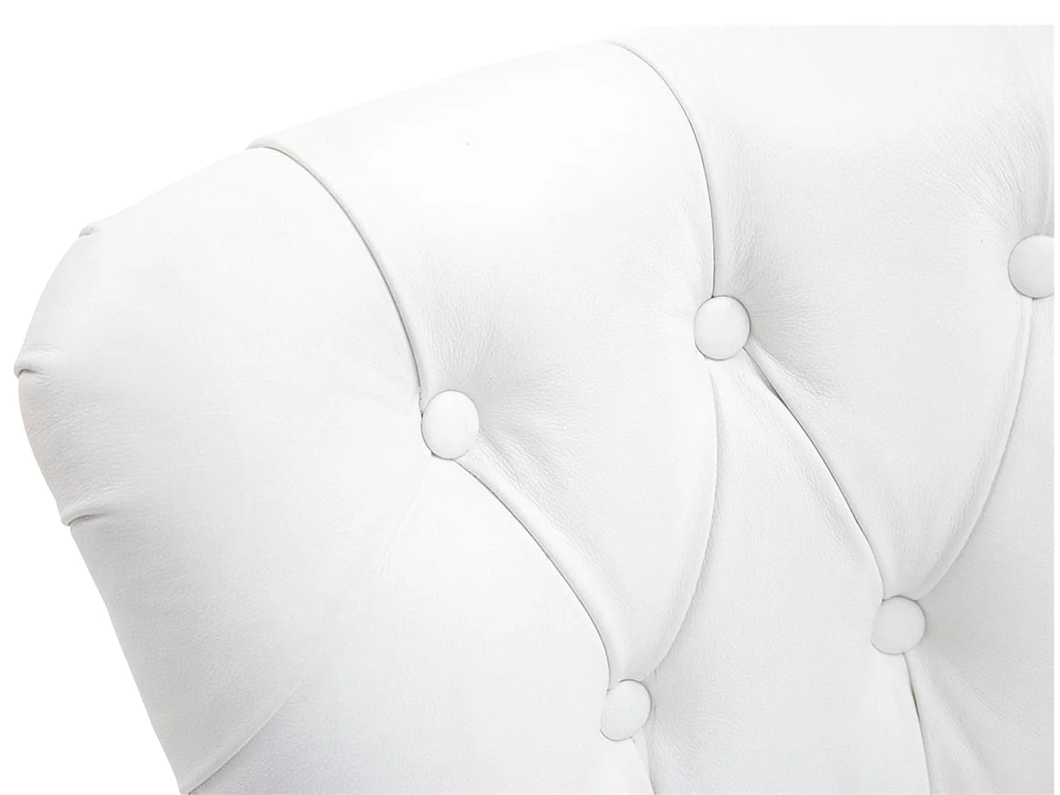 Tabouret de bar x1 cuir blanche 55 x 57 x 109 cm 10_0005059