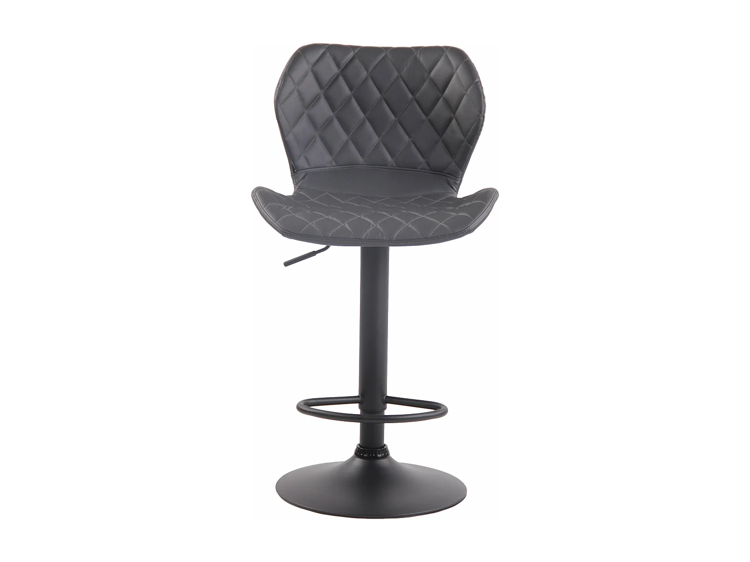 Lot de 2 tabourets métal grise 47 x 51 x 88 cm 10_0004107