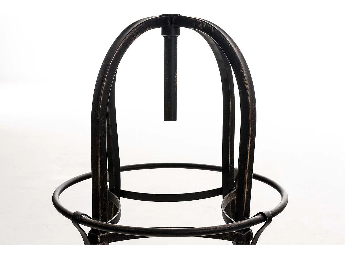 Tabouret de bar design métal blanche 45 x 45 x 73 cm 10_0005359