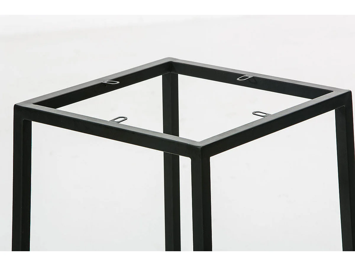 Tabouret de bar x1 métal grise 37 x 37 x 85 cm 10_0005249