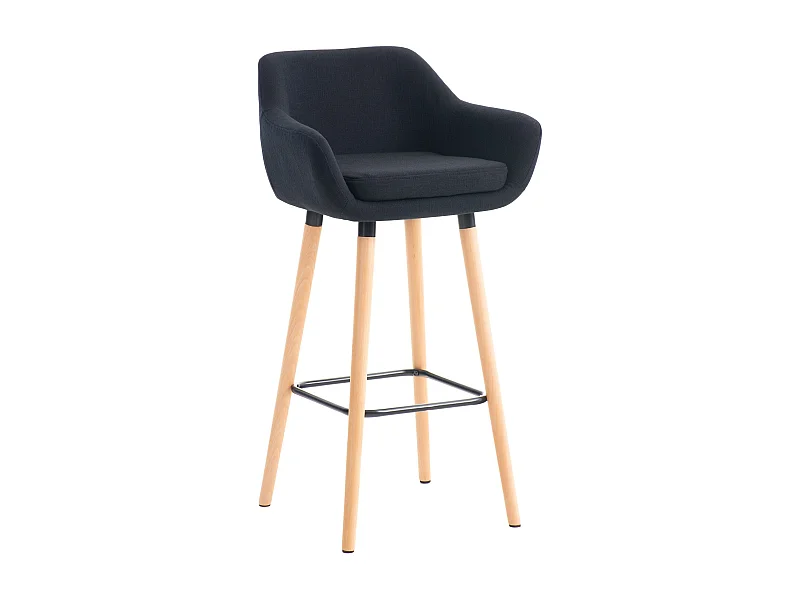 Tabouret de bar lounge métal marron 55 x 46 x 99 cm 10_0004926