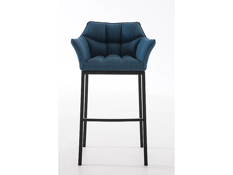 Tabouret de bar chaise métal bleue 64 x 48 x 110 cm 10_0004701