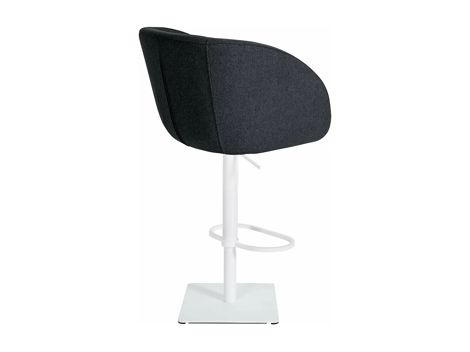 Tabouret de bar chaise métal blanche 58 x 54 x 88 cm 10_0004877