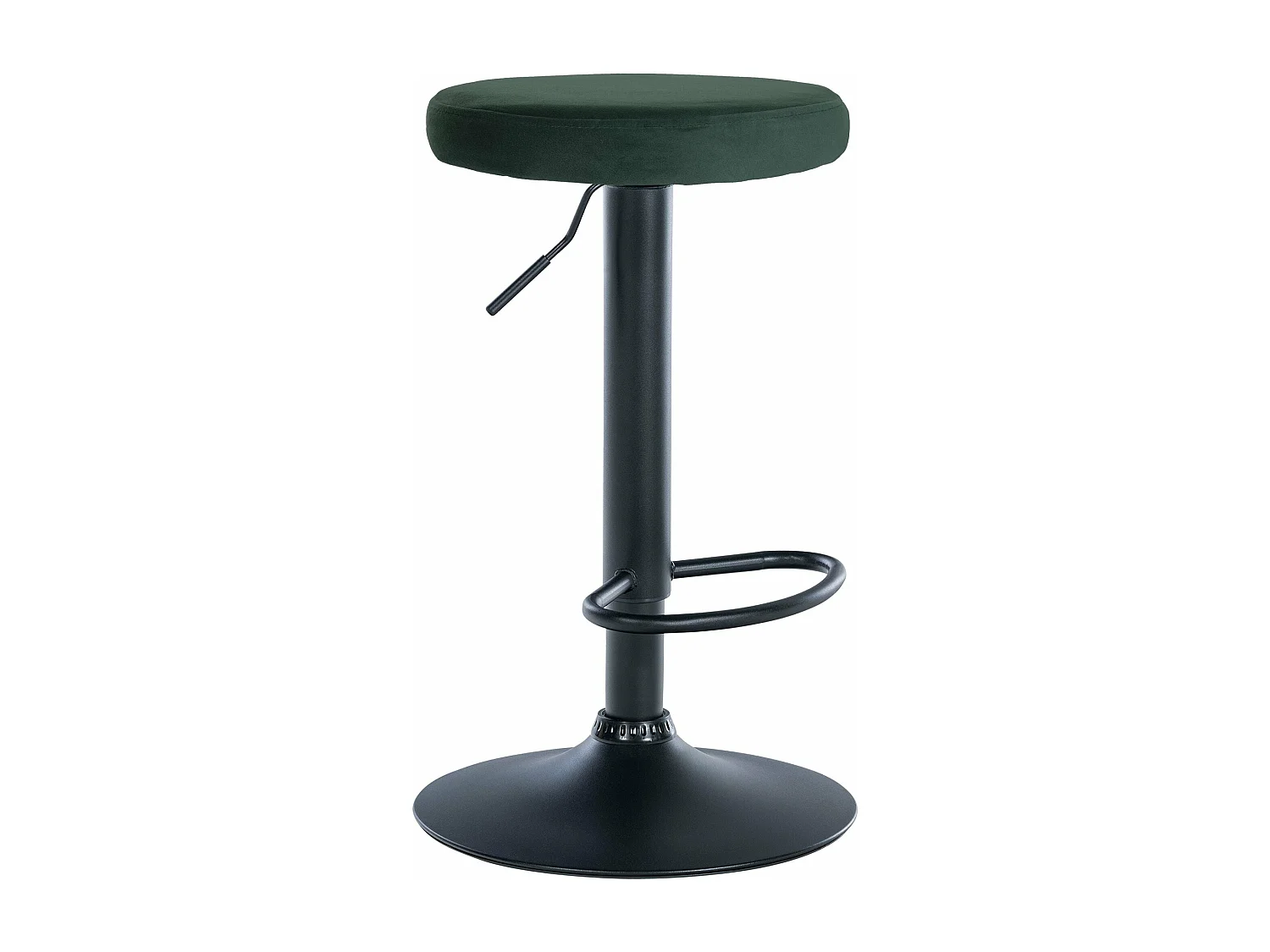 Tabouret de bar x1 métal argentée 38.5 x 38.5 x 60 cm 10_0005354