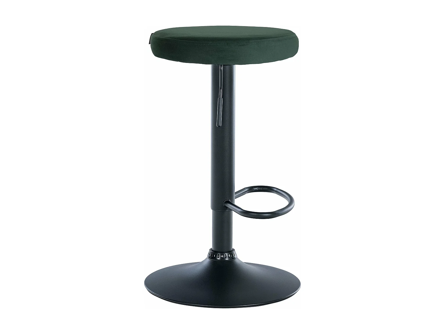 Tabouret de bar x1 métal argentée 38.5 x 38.5 x 60 cm 10_0005354